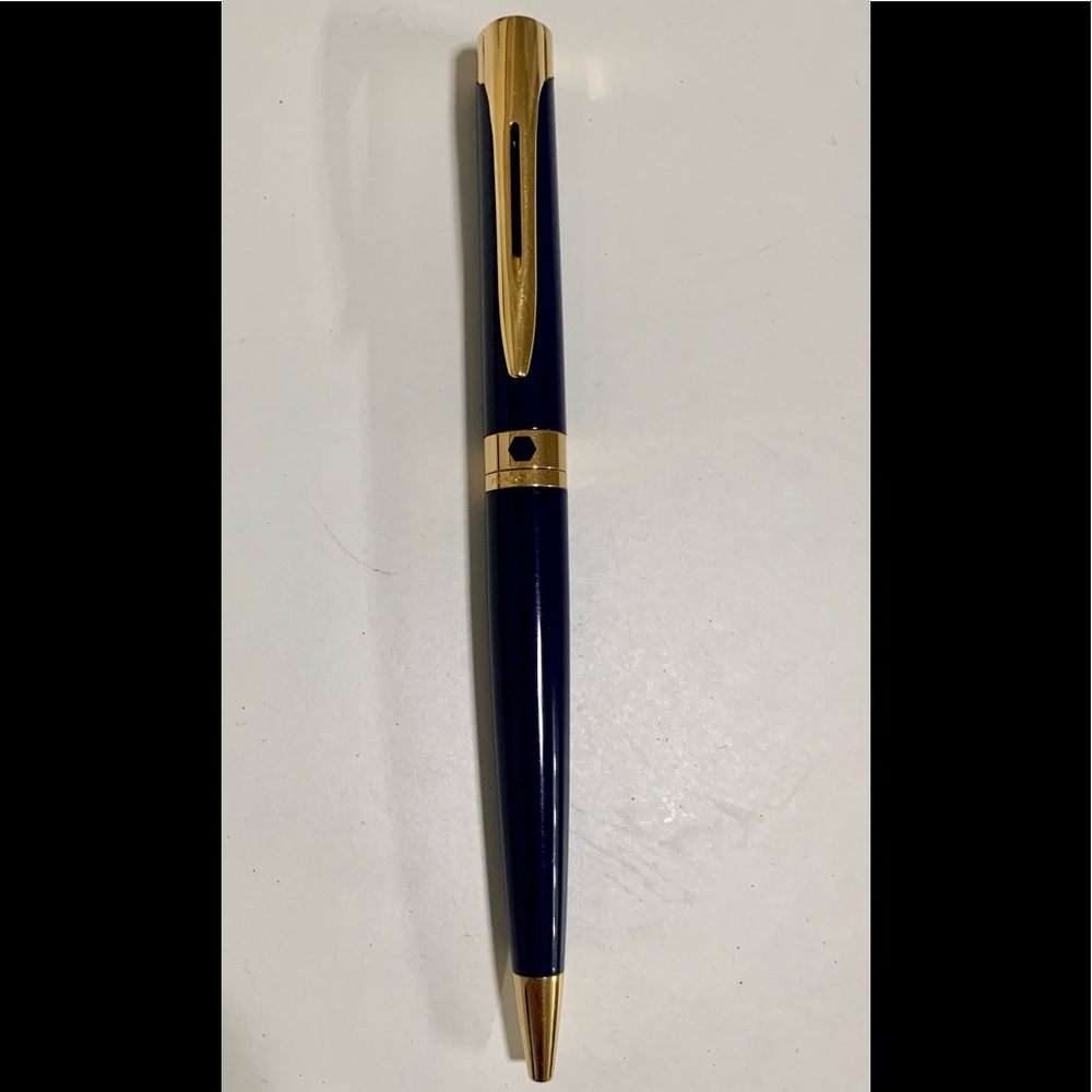 WATERMAN EXPERT BLUE LACQUER BALLPOINT.